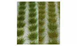 Tufts of grass in spring / 105 pieces
