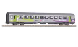 Coral VTU car from the "Intercités" depot, delivered in gray with green and purple prints