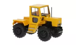 Tracteur agricole Mercedes Benz Trac, jaune et noir Brekina 91371 - HO : 1/87