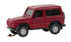 Mercedes G-Class SUV (Herpa) red Faller 161431 - HO : 1/87 - EP VI
