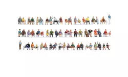 MEGA SET 60 figurines "gens assis" NOCH 38402 - N 1/160 -