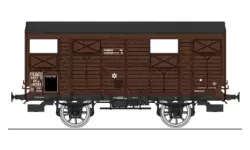 PLM 20T REE Covered Wagon Model WB700 - HO 1/87 - SNCF - EP III