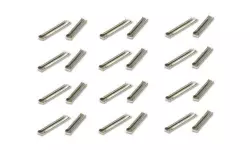 Bag of 24 metal splints code 100 and 124 Peco SL10 HO 1/87 - 0 1/43
