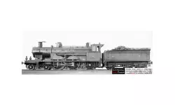 [Kit] Steam Locomotive AMF87 E132 Kit 221 Atlantic - HO 1/87 - SNCF / PO