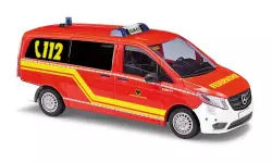 Véhicule Mercedes Vito Classe V, pompiers Dortmund BUSCH 51181 - HO 1/87