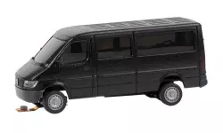 Mercedes Sprinter MB cab (Herpa) black Faller 161432 - HO : 1/87 - EP VI