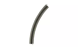 Rail courbe ballasté rayon 225,6 mm 45° Fleischmann 9125 - N : 1/160 - Code 80