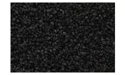 Ballaste fin couleur cendres noirs - WOODLAND SCENICS B76 - 353 cm³
