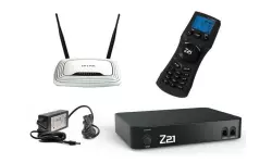 Coffret centrale Z21 noire avec routeur wifi et télécommande sans fil - Roco 10834