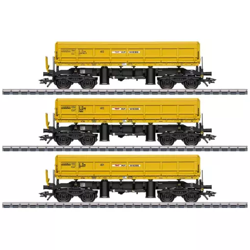 Set de 3 wagon à benne basculante FAs/Fakks MARKLIN 48459 - HO 1/87 - EP VI