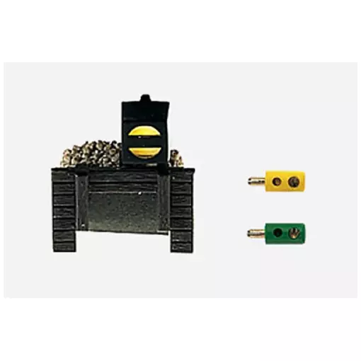 bumper met werkdiode, lengte 16mm