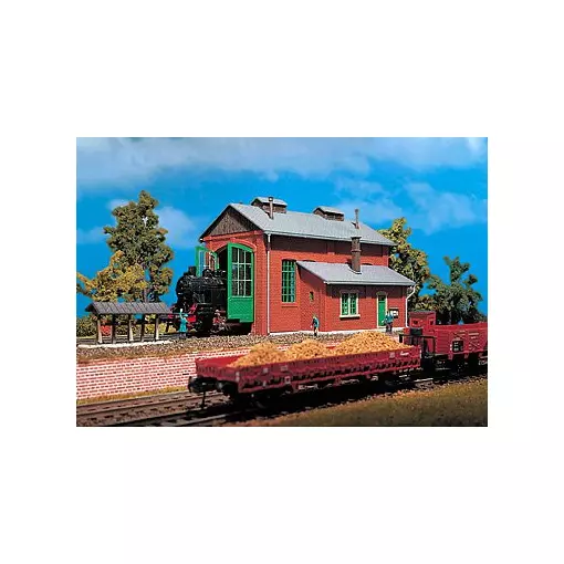 VOLLMER 49110 locomotive shed - HO 1/87