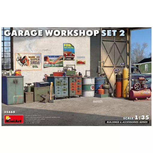 Garage Workshop Set #2 - MINIART 550035668 - 1/35