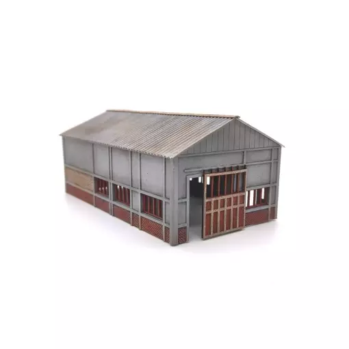 Oude werkplaats/modelbouw houtbewerkingsfabriek 206002 - N 1/160 - 123x67x55mm