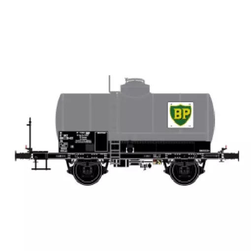 Wagon citerne OCEM à passerelle gris BP - LS Models 30453 - HO 1/87 - SNCF - Ep IVa - 2R