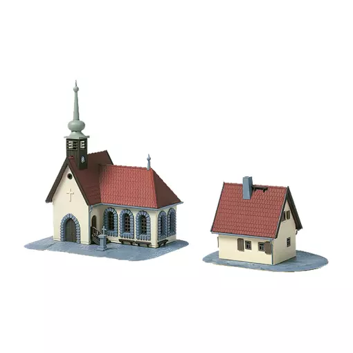 Village church with outbuilding AUHAGEN 14461 - N 1/160