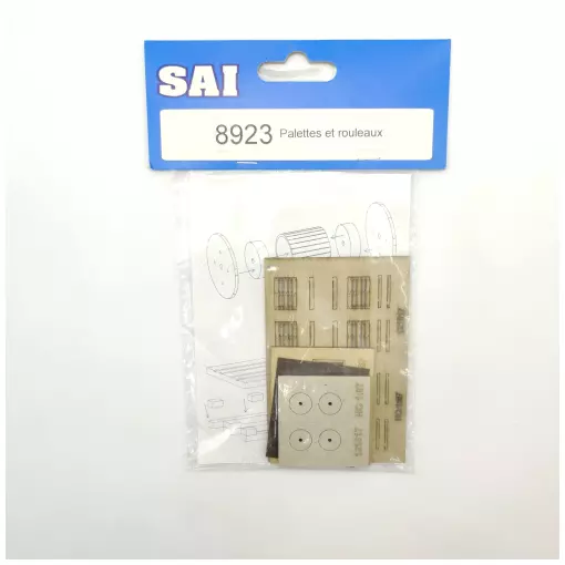 SAI 8923 pallet and roller kit - HO 1/87