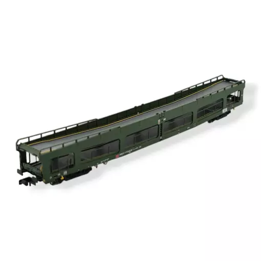 Wagon de transport automobiles DDm 916 MF Train N33308 - N 1/160 - DB AG - EP V