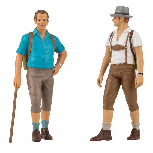 Set of 2 Pola G 331510 "Excursion of Hikers" figures - G : 1/22.5