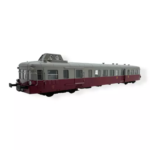 Autorail diesel X 3828 Picasso, livrée rouge rubis/gris perle, 3e classe, Lyon-Vaise - LS Models 10121 - HO 1/87 - SNCF - Ep IIIa - Analogique - 2R