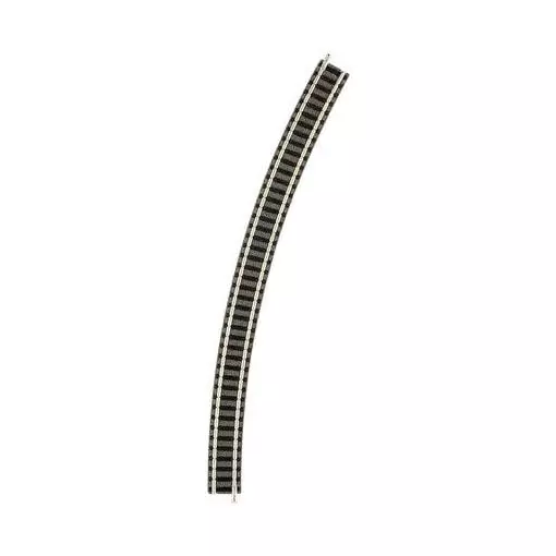 Ballasted curved track R4 radius 430 mm 30° Fleischmann 9135 - N : 1/160 - Code 80