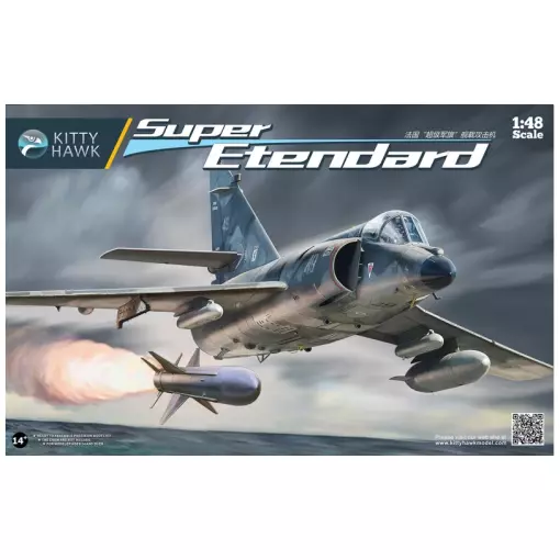 Avion de chasse Super Étendard - Kitty Hawk KH80138 - 1/48