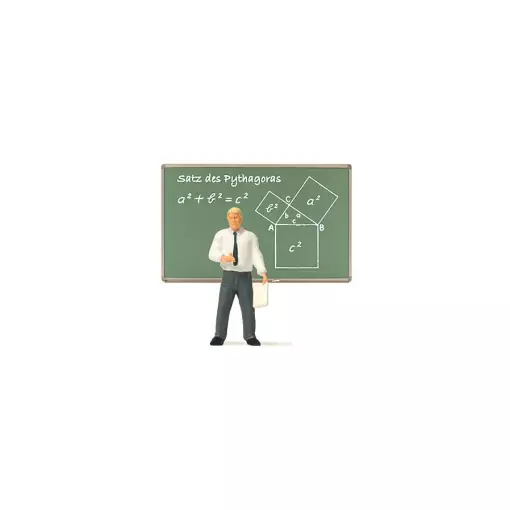 A teacher with PREISER sheet 29107 - HO 1/87