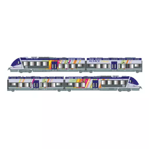 Automotrice électrique AGC Z27887/27888 - LS Models 10593 - HO 1/87 - SNCF - Ep VI - Analogique - 3R