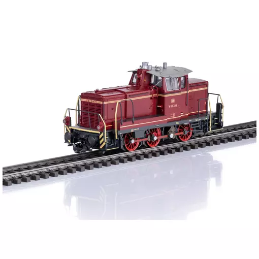 Locomotive diesel V 60 - TRIX T25600 - DB - HO 1/87 - EP. III - Digital sound - 2R
