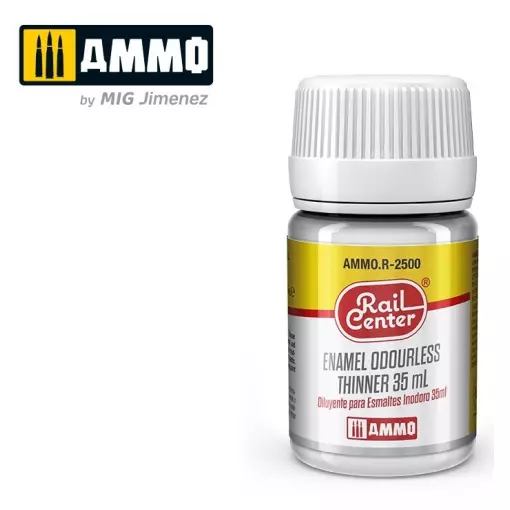 Diluant Sans Odeur Rail Center Pour Washes Émail - AMMO.R-2500