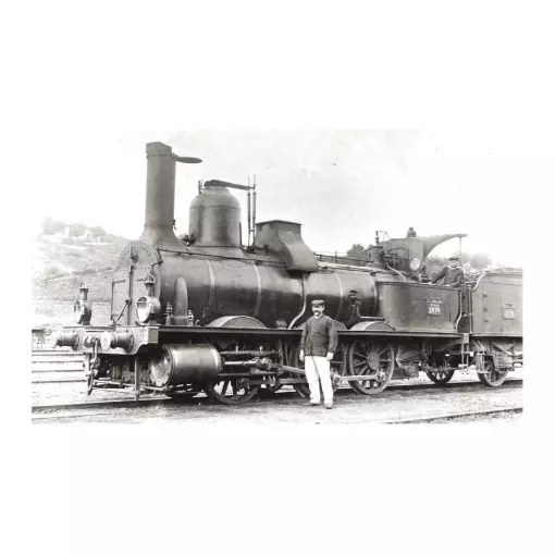 BR 030 'bourbonnais' steam locomotive ANALOGIQUE REE MODELES MB190 - HO 1/87