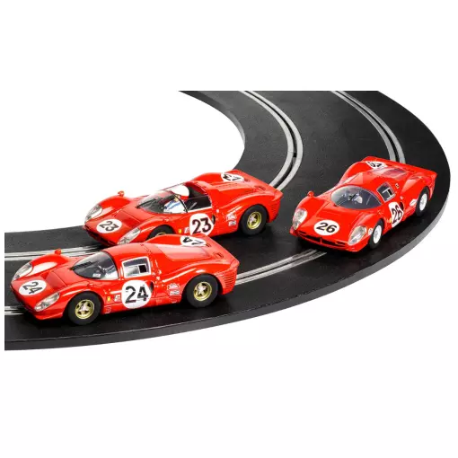 Pack Triple 1967 Daytona 24 - SCALEXTRIC 4391A - 1/32 - Super Slot