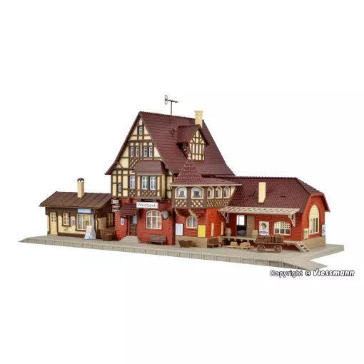 Stazione ferroviaria di WILDBACH - VOLLMER 43512 - HO 1/87