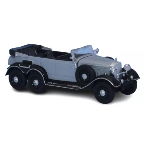 Mercedes Benz G4 cabriolet - gris/noir - 1938 - Brekina 21076 - HO 1/87 
