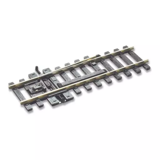 Linker ontspoorwissel Peco SL185 HO houten dwarsliggers: 1/87 - Code 75
