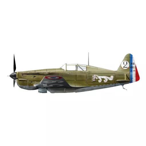 Avion de chasse - Morane Saulnier MS.406 - 1939/1940 - Hobby 2000 H2K72031 - 1/72
