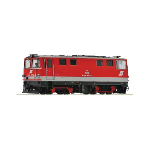 Diesel locomotive 2095 004-4 Roco 33295 - HOe : 1/87 - ÖBB - EP V - digital sound