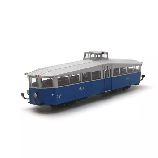 ZZC B4 diesel railcar with PLM blue livery