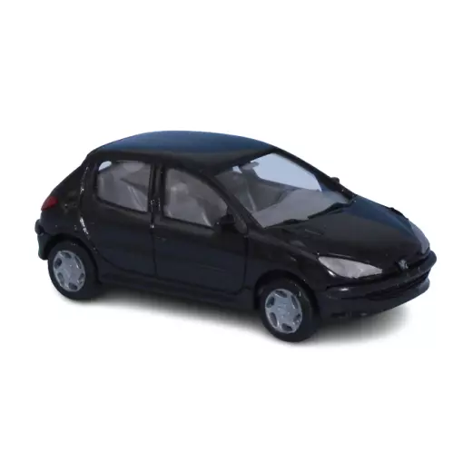 Peugeot 206 Berline - 5 Portes - Noir Onyx - SAI 2152 - HO 1/87