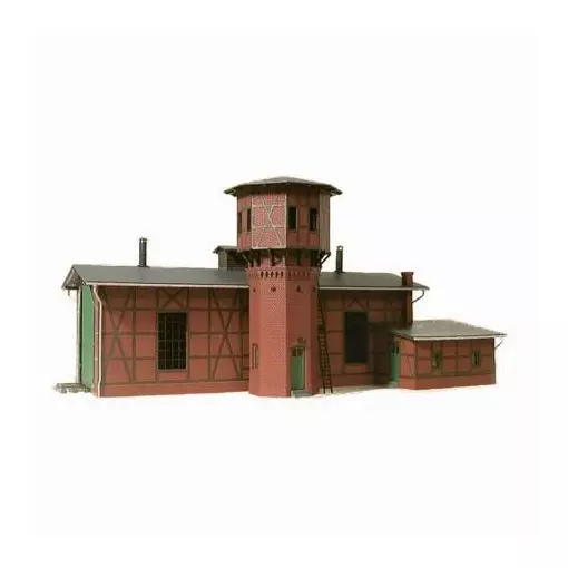 Shed for 1 locomotive with water tower