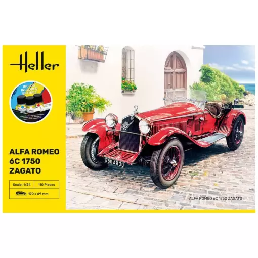 Alfa Romeo 1750cc Zagato - Heller 56715 - 1/24 