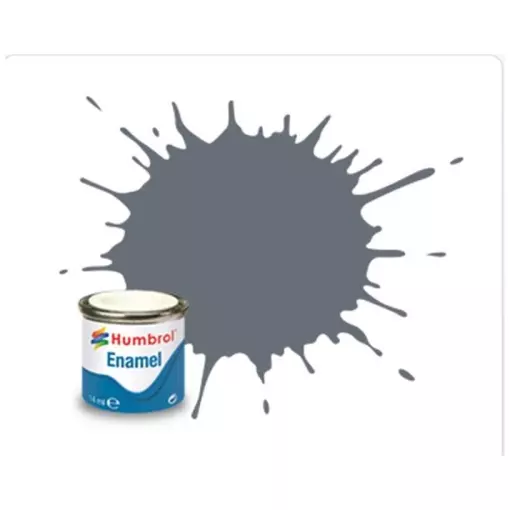 Humbrol AA0059 - 14 mL Amiral Brillant Dark Grey Cellulose Paint N°5