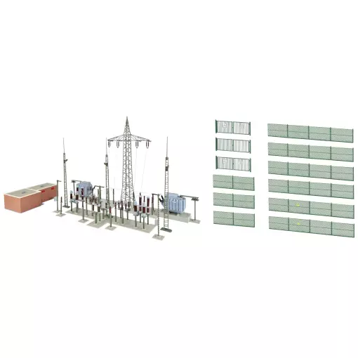 Elektrisch station KIBRI 39840 - HO 1/87 - 530 x 330 x 250 mm - industriële zones