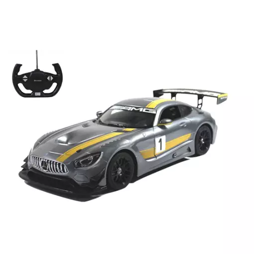 Mercedes AMG GT3 Grigio e Giallo RTR - T2M RS74100 - 1/14