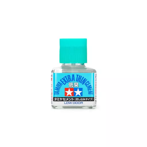 Colle Extra-Fluide à Faible Odeur - TAMIYA 87236 - 40ml