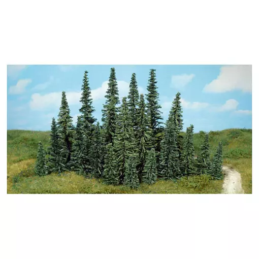 Lot de 50 sapins 5-12cm