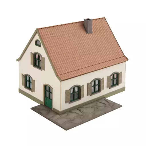 Klein vrijstaand huis - Lasercut NOCH 66608 - HO 1/87 - 107x107x84 mm