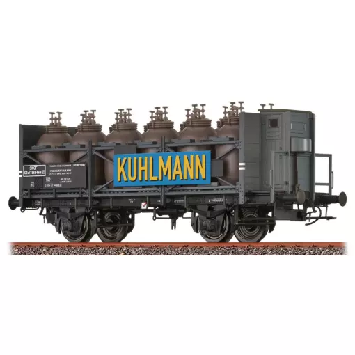 Vagón de ácido SZwf "Kuhlmann" BRAWA 49317 - SNCF - HO 1/87 - EP III