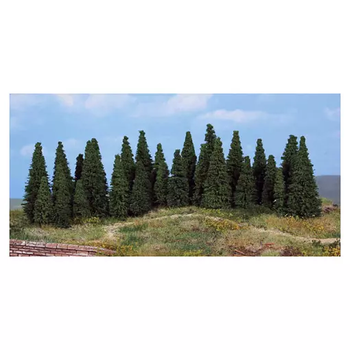 Lot de 30 sapins 4-7cm