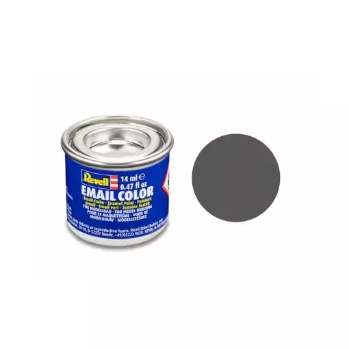 Peinture Émaillée Gris Olive Mat RAL 7010, 14ml - Revell 32166